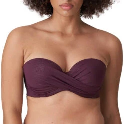 PrimaDonna Swim Dalyan 4009817 Unterlegter Bikini Trägerlos Wein 75C -Sommer Bekleidungsgeschäft 0177a09d01595fc56137d029f1898766 dalyan 4009817 wne 3 2