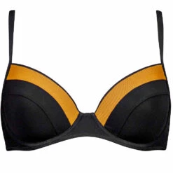 Maryan Mehlhorn 5610417 Bikini Top Black Sand Caramel 42C