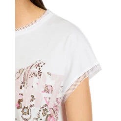 Marc Cain US 48.13 J69 T-Shirt White 42 -Sommer Bekleidungsgeschäft 6d0584f031dd7054419a60a1c4a49b3a 100 us 4813 j69 4