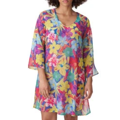 PrimaDonna Swim Sazan 4010784 Kaftan Blue Bloom 36/38